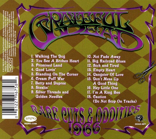 Grateful Dead: Rare Cuts&Oddities1966 (digipack) [CD]