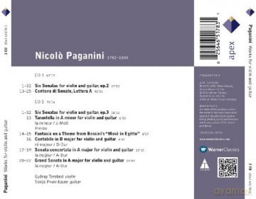 Gyorgy Terebesi/Son Prunnbauer: Paga:Works For Violin&Guitar [2CD]