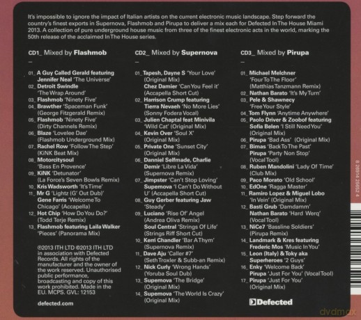 Defected In The House Miami 13 (digipack) [3CD]