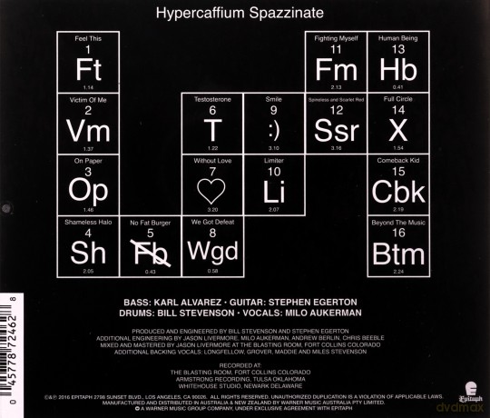 Descendents: Hypercaffium Spazzinate [CD]