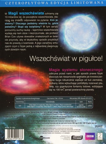 Magia wszechświata / Magia systemu słonecznego (BBC) BOX [4DVD]