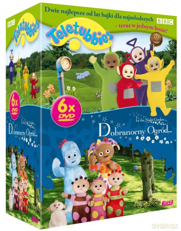 Bajkowy Mega BOX: Teletubisie / Dobranocny ogród [BOX] [6DVD]