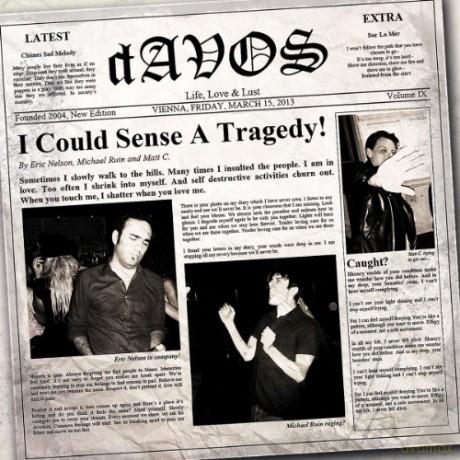Davos: I Could Sense A Tragedy! [CD]