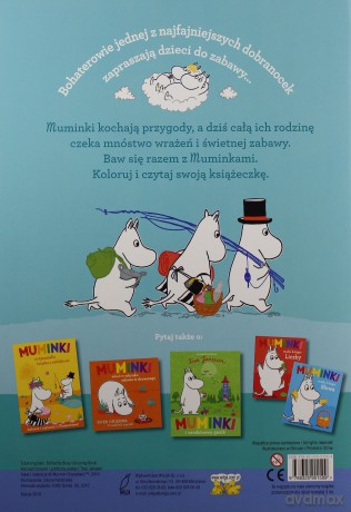Muminki Wspaniała Książka Do Kolorowania [KSIĄŻKA]