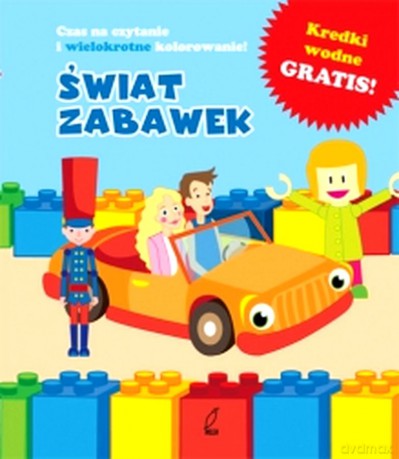 Świat Zabawek. Książka Z Kredkami Wod [KSIĄŻKA]