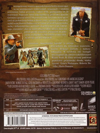 Geronimo Amerykańska legenda (Kolekcja Westernów) (booklet) [DVD]