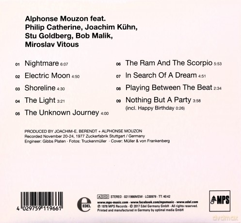 Alphonse Mouzon: In Search Of A Dream [CD]
