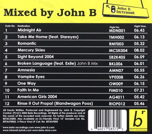 John B: In Transit [CD]