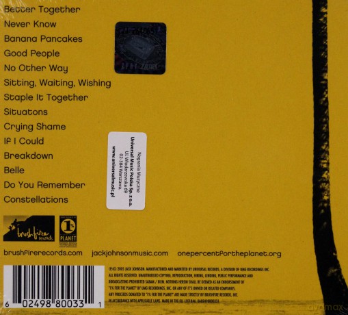 Jack Johnson: In Between Dreams (digipack) [CD]
