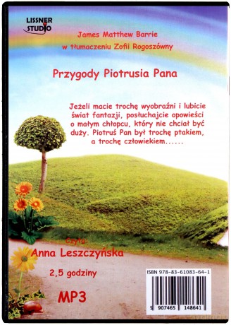 Przygody Piotrusia Pana - James Matthew Barrie [AUDIOBOOK] [CD-MP3]