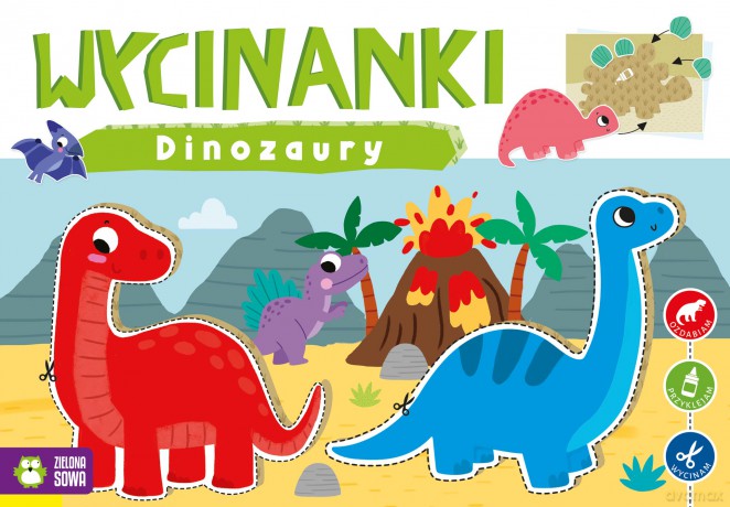 Dinozaury. Wycinanki [KSIĄŻKA]