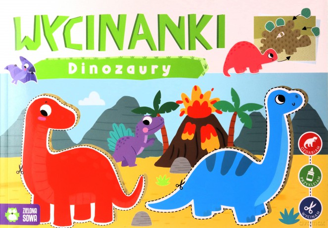 Dinozaury. Wycinanki [KSIĄŻKA]