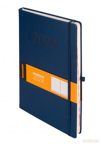 Kalendarz 2024 2024 Memo A4 granat [KALENDARZ]