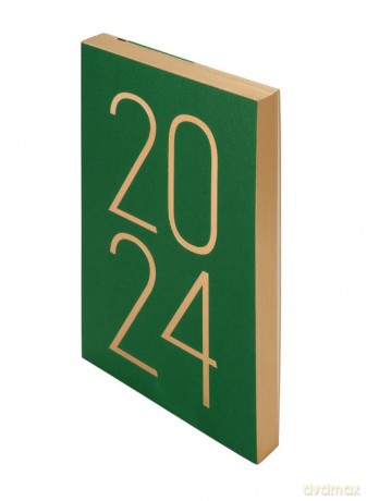 Kalendarz 2024 Art A5 zielony [KALENDARZ]