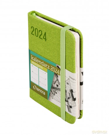 Kalendarz 2024 Awangarda A7 zielony [KALENDARZ]
