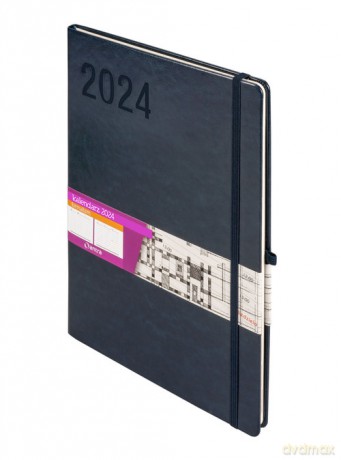 Kalendarz 2024 Formalizm A4 granat [KALENDARZ]