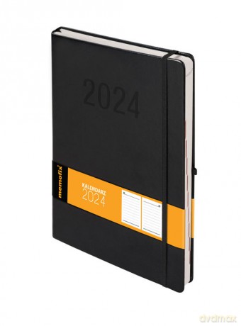 Kalendarz 2024 Memo A4 czarny [KALENDARZ]