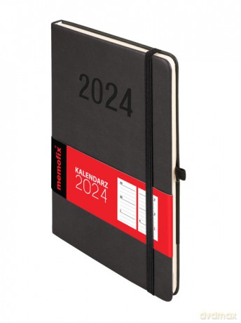 Kalendarz 2024 Memo A5 czarny [KALENDARZ]