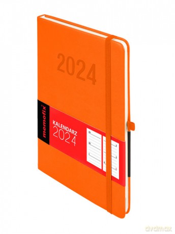 Kalendarz 2024 Memo A5 niebieski [KALENDARZ]