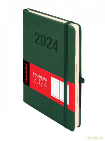 Kalendarz 2024 Memo A5 zielony [KALENDARZ]