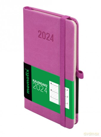 Kalendarz 2024 Memo A6 amarant [KALENDARZ]
