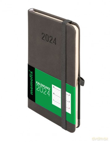 Kalendarz 2024 Memo A6 grafit [KALENDARZ]
