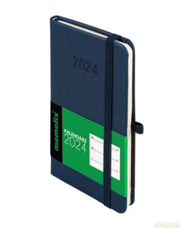 Kalendarz 2024 Memo A6 granat [KALENDARZ]