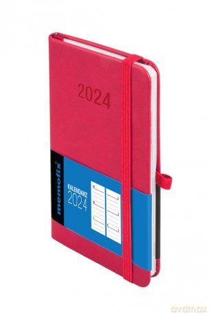 Kalendarz 2024 Memo B6 amarantkalendarzowy [KALENDARZ]