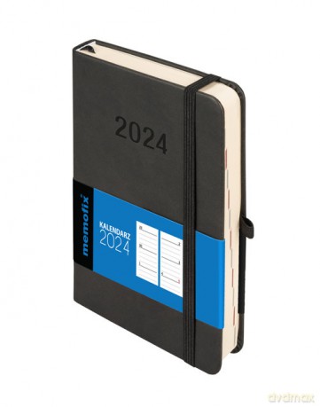 Kalendarz 2024 Memo B6 czarny [KALENDARZ]