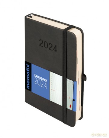 Kalendarz 2024 Memo B6 czarny [KALENDARZ]