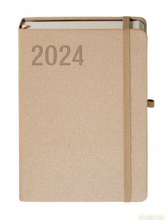 Kalendarz 2024 Sakura A5 szampański [KALENDARZ]