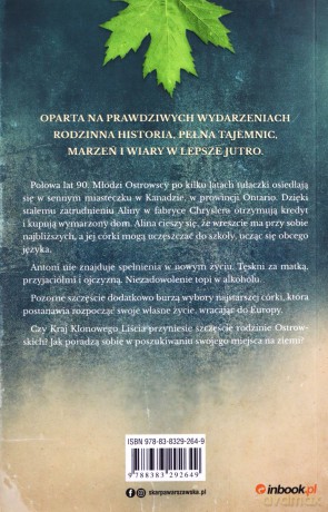 Kanadyjski raj. Saga klonowego liścia (Tom 3) - Anna Stryjewska [KSIĄŻKA]