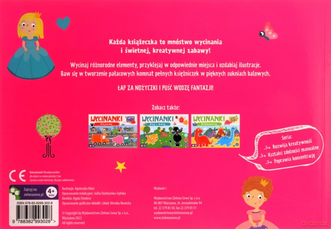 Księżniczki. Wycinanki [KSIĄŻKA]