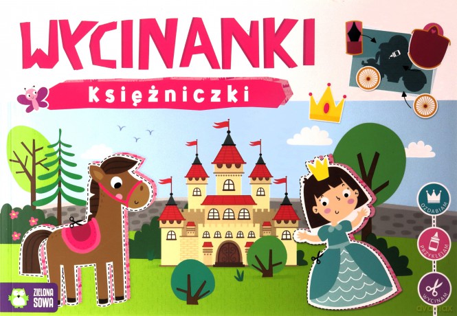 Księżniczki. Wycinanki [KSIĄŻKA]