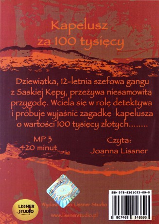 Kapelusz Za Sto Tysięcy (Kapelusz Za 100 Tysięcy) - Adam Bahdaj [AUDIOBOOK] [CD-MP3]