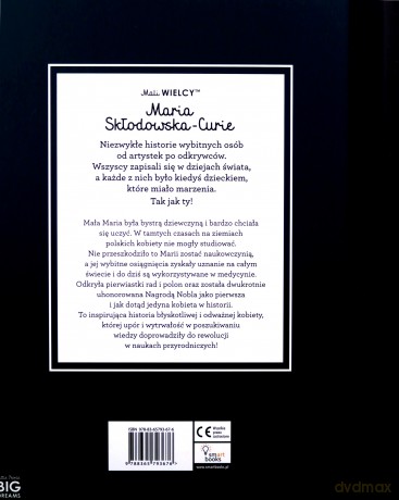 Mali WIELCY. Maria Skłodowska-Curie - Maria Isabel Sanchez-Vegara [KSIĄŻKA]
