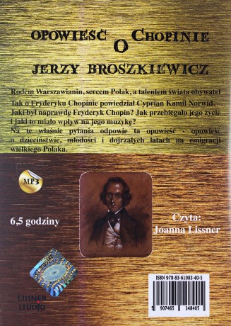 Opowieść O Chopinie - Jerzy Broszkiewicz [AUDIOBOOK] [CD-MP3]