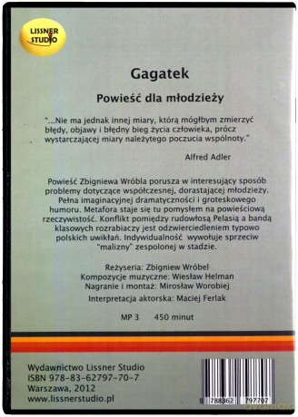 Gagatek - Zbigniew Wróbel [AUDIOBOOK] [CD-MP3]