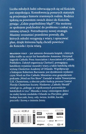 Powrót. Co robić, gdy dzieci odchodzą z Kościoła - Brandon Vogt [KSIĄŻKA]