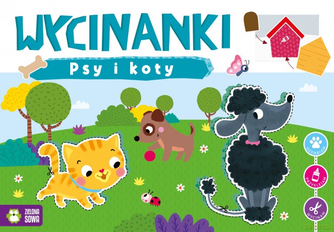 Psy i koty. Wycinanki [KSIĄŻKA]