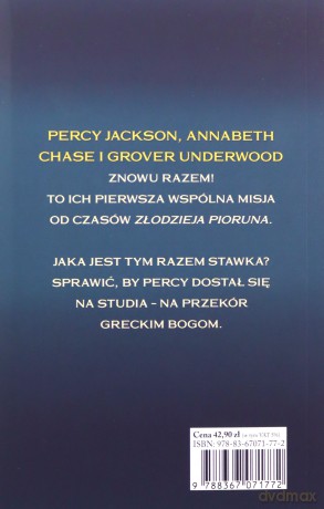 Puchar bogów. Percy Jackson i bogowie olimpijscy - Rick Riordan [KSIĄŻKA]