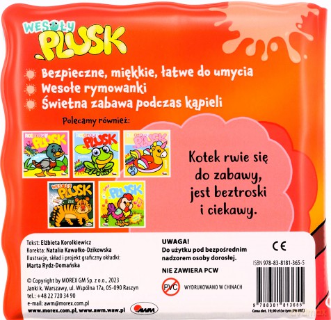 Pupile. Wesoły plusk - Elżbieta Korolkiewicz [KSIĄŻKA]