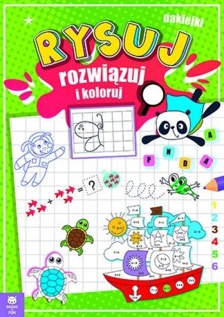 Rysuj, rozwiązuj i koloruj [KSIĄŻKA]