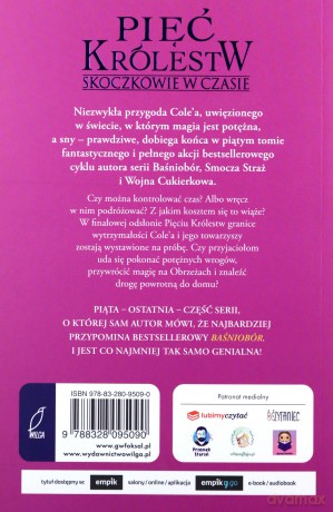 Skoczkowie w czasie. Pięć królestw (Tom 5) - Brandon Mull [KSIĄŻKA]
