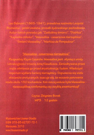 Messalina - Cesarzowa Nierządnica - Leo Belmont [AUDIOBOOK] [CD]