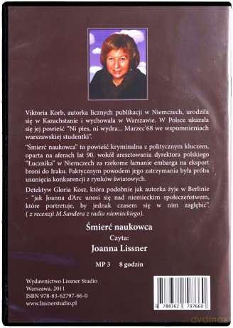 Śmierć Naukowca - Victoria Korb [AUDIOBOOK] [CD]