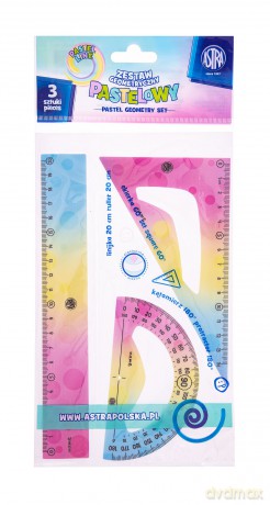 Zestaw geometryczny Flexi 3 elementy Astra 20 cm