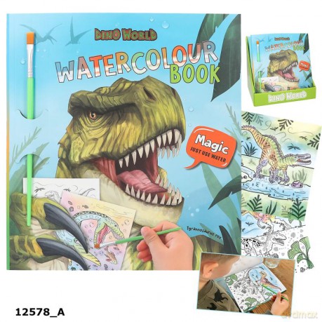 Zestaw kreatywny Dino Watercolour z pędzelkiem 12578A