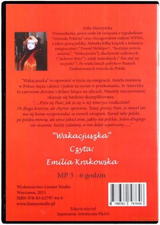Wakacjuszka - Zofia Mierzyńska [AUDIOBOOK] [CD]