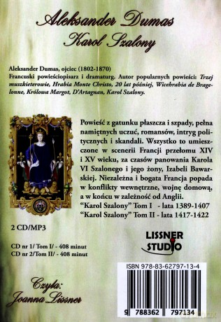 Karol Szalony - Aleksander Dumas [AUDIOBOOK] [2CD-MP3]